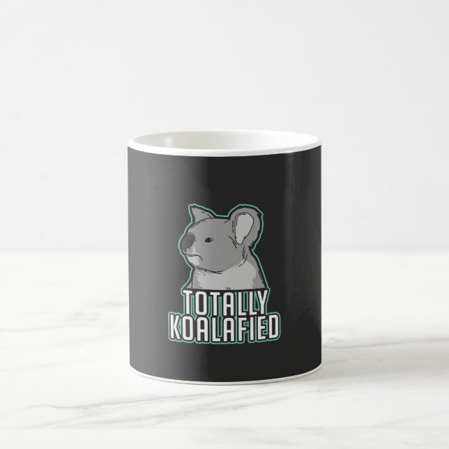 Taza De Café Chiste - Totalmente Koalificado (Centro)