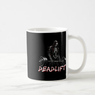 Taza De Café Chistes de gimnasia de Halloween en Skeleton