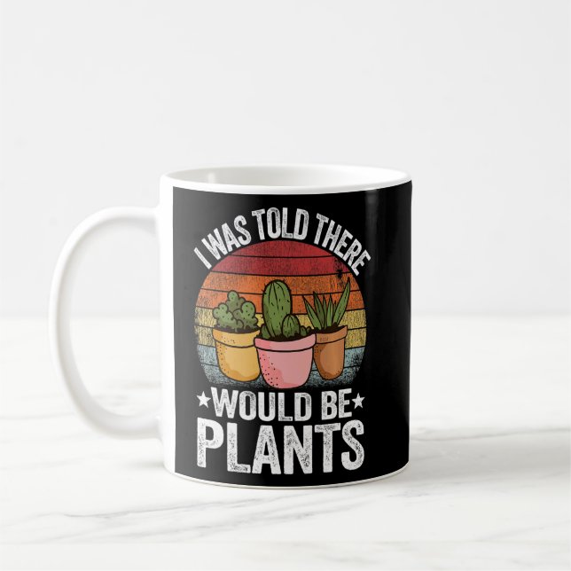 Taza De Café Chistes De La Planta De Madera De Jardinero Que Me (Izquierda)