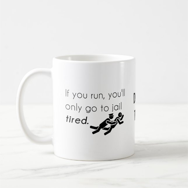 Taza De Café Chistes de Policías (Izquierda)