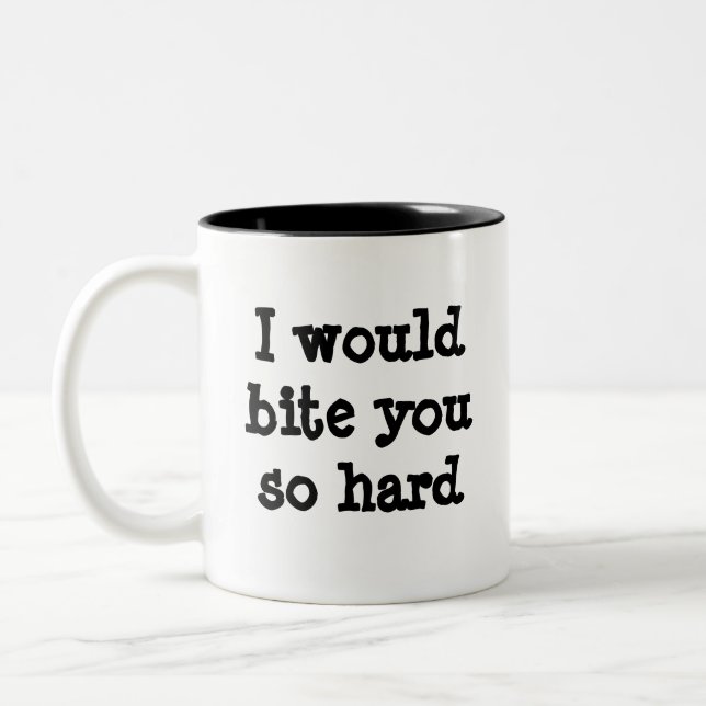 Taza de café chistosa del pastor alemán (Izquierda)