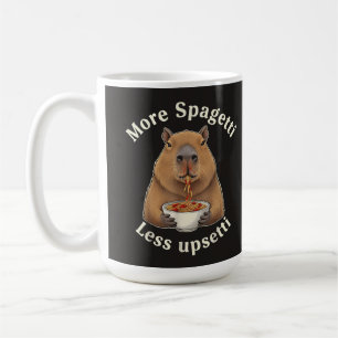 Taza De Café Chistoso castor espaguetis juego de palabras - Más
