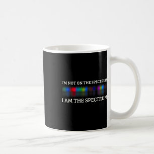 Taza De Café Chistoso Meme de Autismo No Estoy en el Espectro S