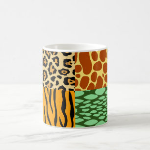 Taza De Café Chita, jirafa, tigre y serpiente
