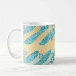 Taza De Café Chiyogami Collage - Floral Harmony Mug