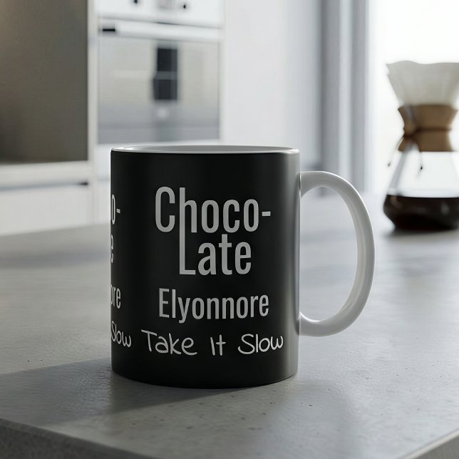 Taza De Café Choco-Late Take It Slow Personalized Mug (Subido por el creador)