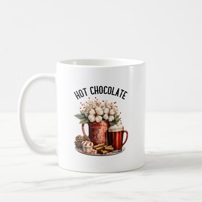 Taza De Café Chocolate caliente de temporada de invierno (Izquierda)