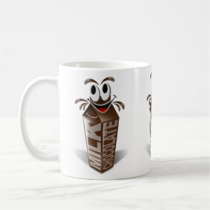 Taza De Café Chocolate caliente del cartón y del dibujo animad