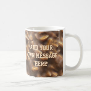 Taza De Café Chocolate Chunky Personalizado Texto Personalizado