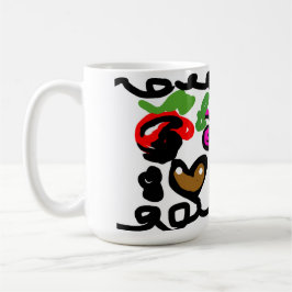 Taza De Café Chocolate de Fresa San Valentín