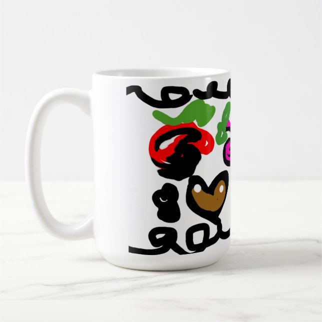 Taza De Café Chocolate de Fresa San Valentín  (Izquierda)