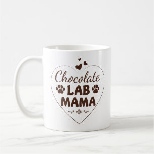 Taza De Café Chocolate Lab Mama Labrador Mom