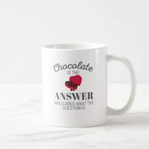 Taza De Café Chocolate Lover Cita Regalo Chocolate Es La Respue