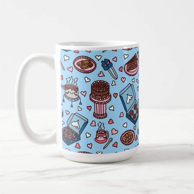 Taza De Café Chocolate lover cute (Izquierda)