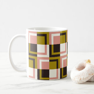 Taza De Café Chocolate rosa dorado marfil revestido