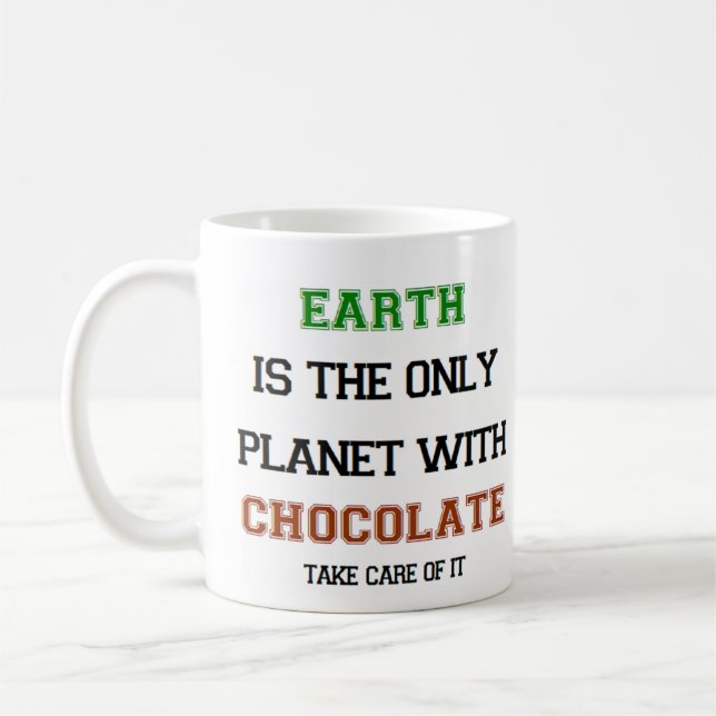 Taza De Café chocolate, solo tierra (Izquierda)