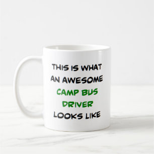 Taza De Café chofer de autobús, campamento, impresionante