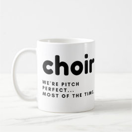 Taza De Café Choir Funny Gift Mug - disfrazado