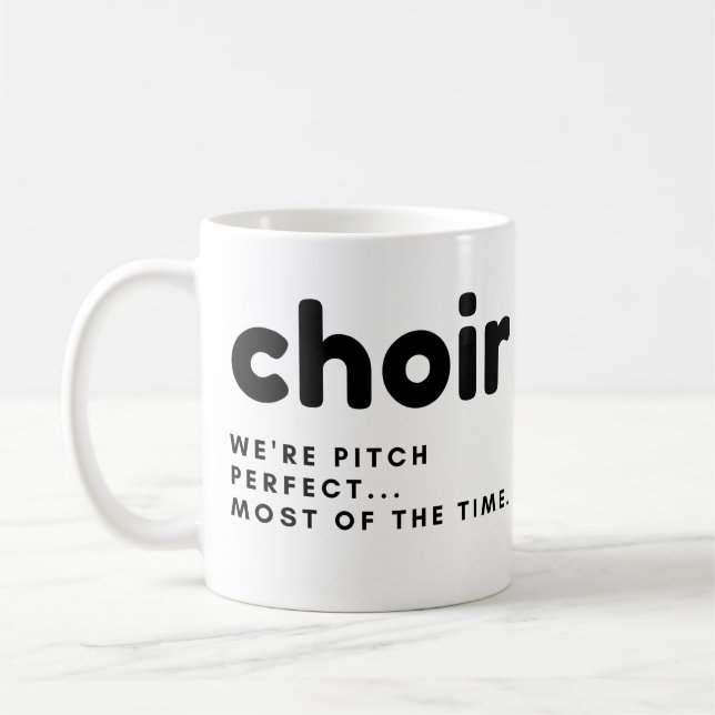 Taza De Café Choir Funny Gift Mug - disfrazado (Izquierda)