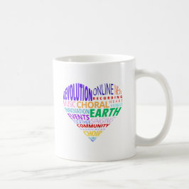 Taza De Café Choir of the Earth Word Cloud
