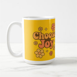 Taza De Café Choose Joy Minimalist Art - Positive Mindset Print