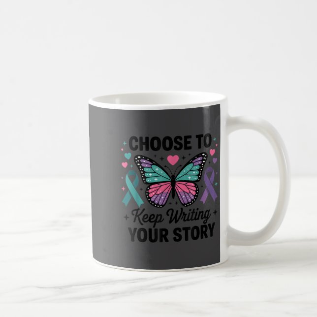 Taza De Café Choose To Keep Writing Your Story Insrational Butt (Derecha)
