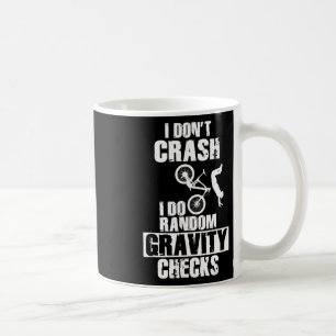 Taza De Café Choque de bicicleta de montaña - divertidas compro