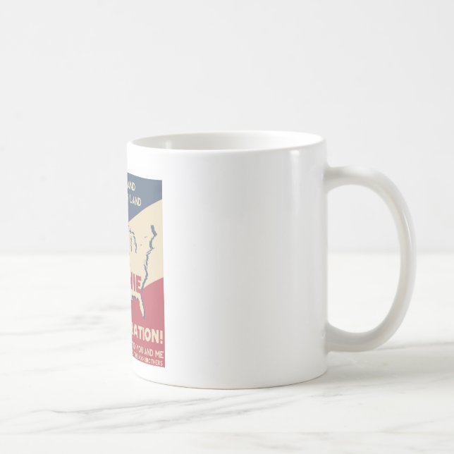 Taza De Café Chorreadoras de Bernie para el presidente (Derecha)