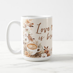 Taza De Café Chorro de Amor: Desayuno para la Novia