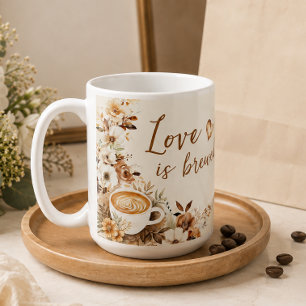 Taza De Café Chorro de Amor: Desayuno para la Novia