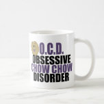 Taza De Café Chow Chow Funny<br><div class="desc">Un lindo regalo de Chow Chow para un dueño de perro con sentido del humor y una obsesión. Me encantan esos perros bonitos con sus tonterías tontas moradas.</div>