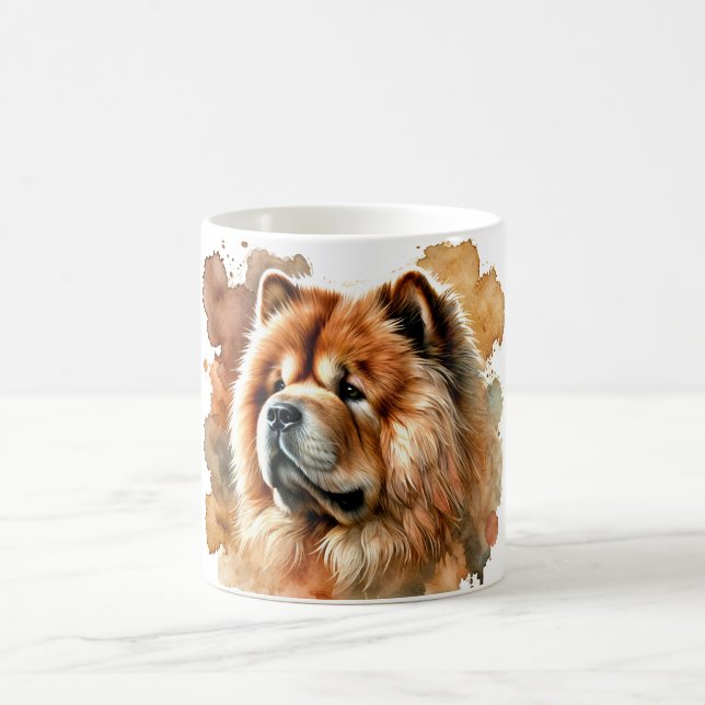 Taza De Café 🐾 Chow Chow Lovers, ¡Esta Mug es para ti! 🐾 (Centro)