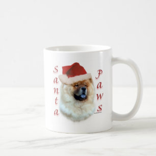Taza De Café Chow Chow Santa Paws