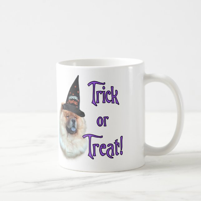 Taza De Café Chow Chow Trick (Derecha)