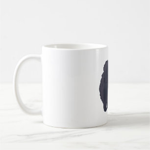 Taza De Café Chow negro Delight � el arte animal puro