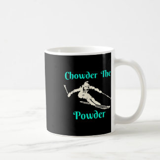 Taza De Café Chowder La Nieve Polvo Esquí