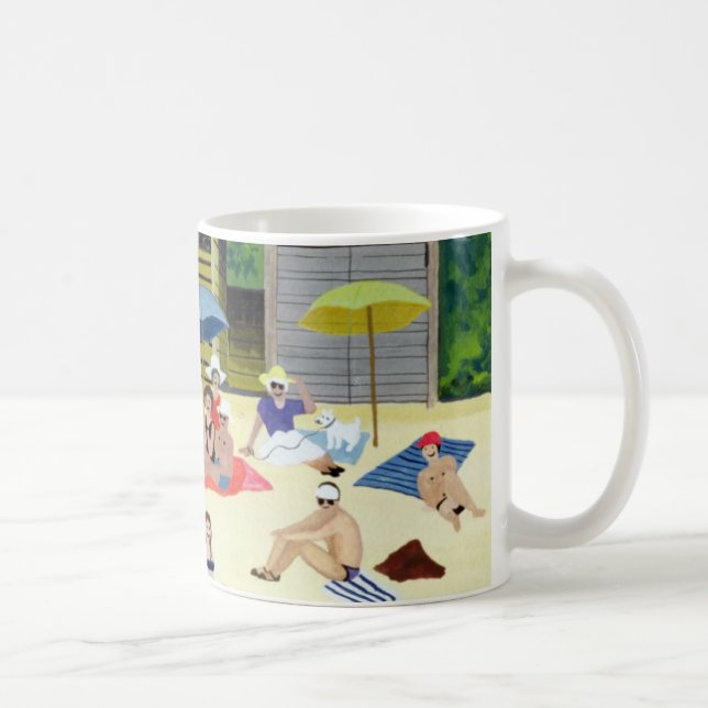 Taza De Café Chozas 1991 de la playa (Derecha)