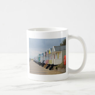 Taza De Café Chozas brillantemente pintadas de la playa