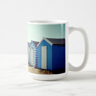 Taza De Café Chozas coloridas de la playa en The Sun