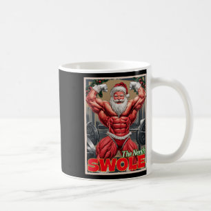 Taza De Café Chris Funny Muscular Santa Flex