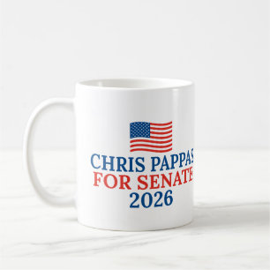 Taza De Café Chris Pappas para Senado Elección 2026