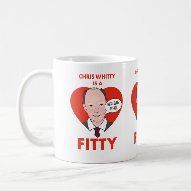 Taza De Café Chris Whitty es un Fitty (Izquierda)