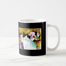 "Christeve el gato con la impresión del colibrí"