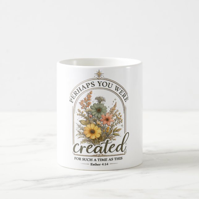Taza De Café Christian Bible Verse/Esther (Centro)