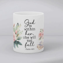 Christian Bible Verse Psalms Coffee Mug