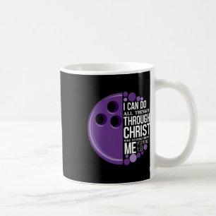 Taza De Café Christian Bowling Gracioso regalo personalizado de