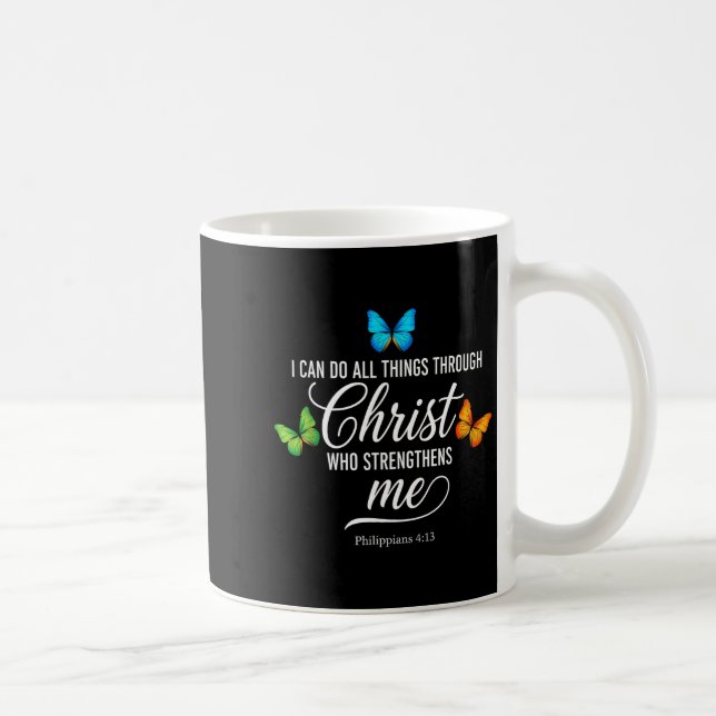 Taza De Café Christian Usa Flag Amercian Christ Faith Christian (Derecha)