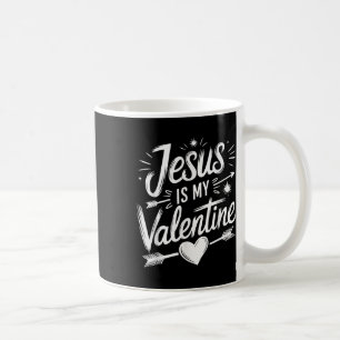 Taza De Café Christian Valentine Jesus es mi Valentine, Valenti