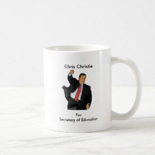 Taza De Café Christie para la secretaria de la educación