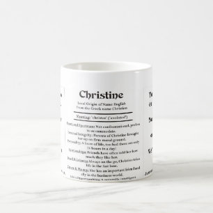 Taza De Café Christine, el origen y el significado